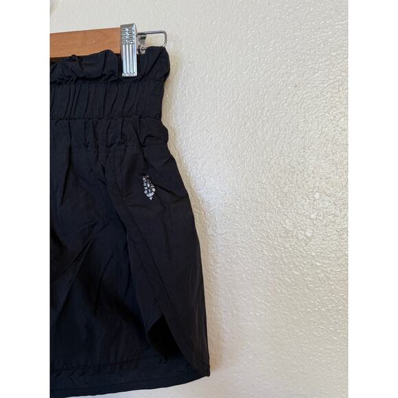 Free People Shorts Women Small Black The Way Home Activewear Built In Briefs - Picture 3 of 9